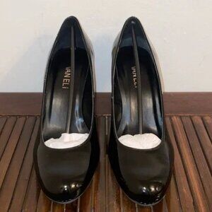 VANELi Ussa Patent Leather Black Mid Wedge